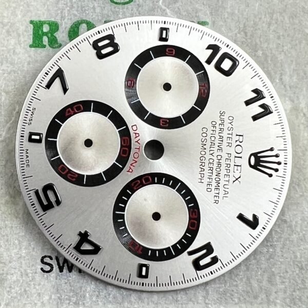GREEN LUMINOVA LIGHT COLOR CHANGE ON COMPAX 116509 116519 DAYTONA SILVER RACING DIAL
