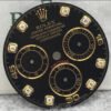 FLAWLESS 116518 116523 116528 DAYTONA BLACK DIAMONDS DIAL