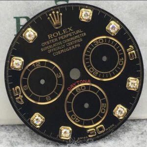 FLAWLESS 116518 116523 116528 DAYTONA BLACK DIAMONDS DIAL