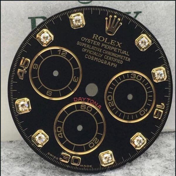 FLAWLESS 116518 116523 116528 DAYTONA BLACK DIAMONDS DIAL