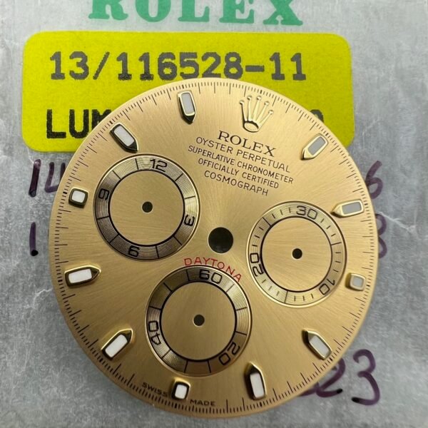 GREEN LUMI FLAWLESS 116518 116523 116528 DAYTONA CHAMPAGNE DIAL