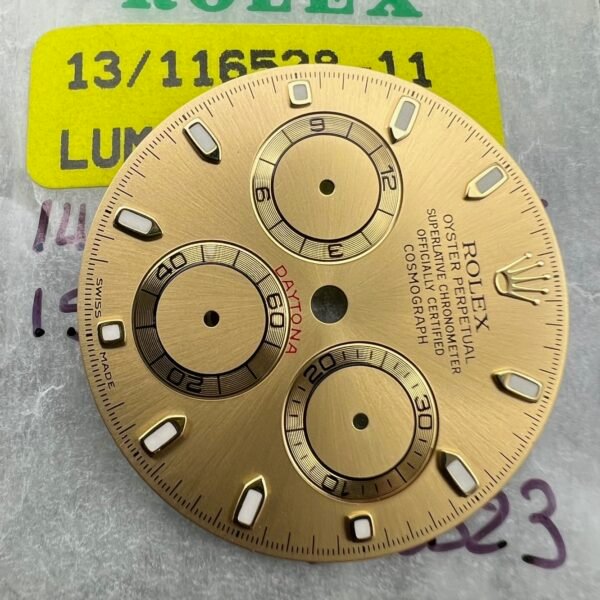 GREEN LUMI FLAWLESS 116518 116523 116528 DAYTONA CHAMPAGNE DIAL