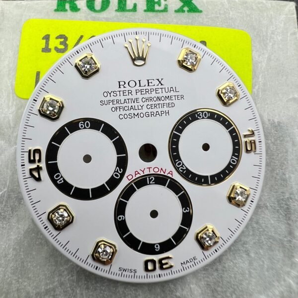 16518 16523 16528 DAYTONA INVERTED SIX WHITE DIAMONDS DIAL