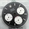NOS GREEN LUMINOVA 6263 6265 DAYTONA BLACK “SMALL RED” DIAL