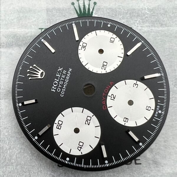 NOS GREEN LUMINOVA 6263 6265 DAYTONA BLACK “SMALL RED” DIAL