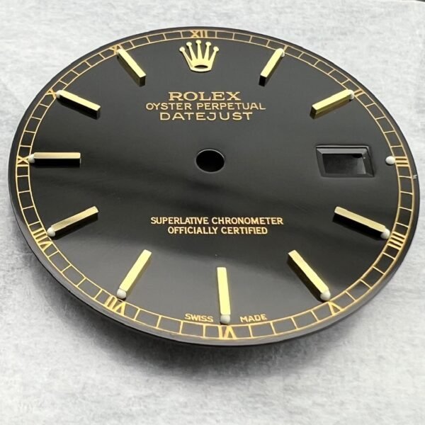 MINT GREEN LUMI ROLEX 16008 16018 16233 16238 DATE JUST DEEP BROWN GILT DIAL
