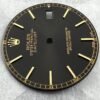 MINT GREEN LUMI ROLEX 16008 16018 16233 16238 DATE JUST DEEP BROWN GILT DIAL