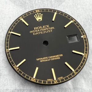 GREEN LUMI ROLEX 16008 16018 16233 16238 DATE JUST DEEP BROWN GILT DIAL GREEN LUMI ROLEX 16008 16018 16233 16238 DATE JUST DEEP BROWN GILT DIAL