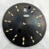 MINT GREEN LUMI ROLEX 16008 16018 16233 16238 DATE JUST DEEP BROWN GILT DIAL