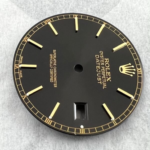 MINT GREEN LUMI ROLEX 16008 16018 16233 16238 DATE JUST DEEP BROWN GILT DIAL