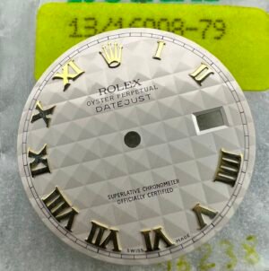 ROLEX 16008 16018 16233 16238 DATE JUST IVORY PYRAMID DIAL