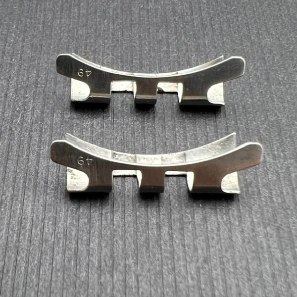 PAIR OF 49 STEEL ENDLINKS FOR DAYTONA 6239 6262 6241 6263 6265 ON OVAL JUBILEE BRACELET
