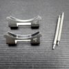 ROLEX PAIR OF 558B ENDLINKS FOR NO HOLE DJ GMT EXPLORER CASES