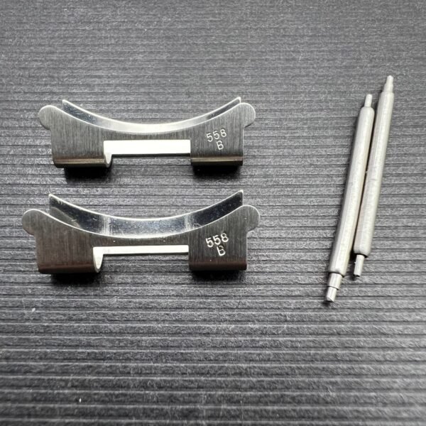 ROLEX PAIR OF 558B ENDLINKS FOR NO HOLE DJ GMT EXPLORER CASES