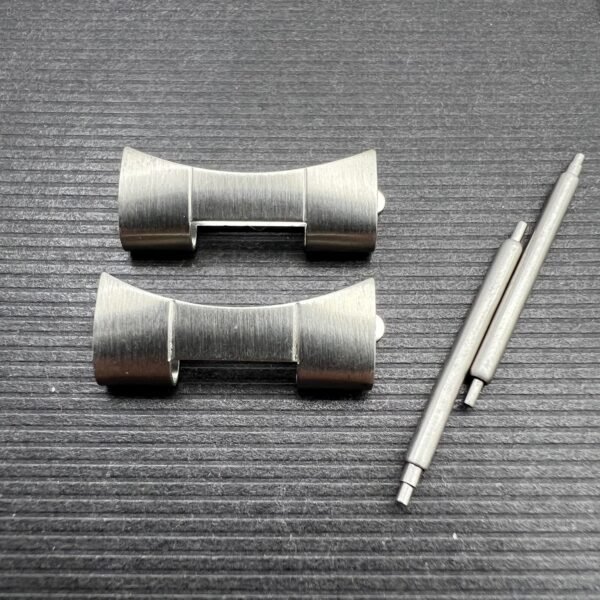 ROLEX PAIR OF 558B ENDLINKS FOR NO HOLE DJ GMT EXPLORER CASES